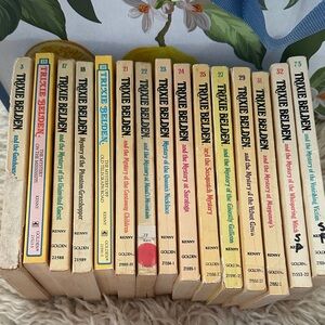 Classic Paperback Book Set - Yellow and White Spines